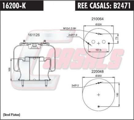 Casals B2471 - Pneimoatsperes spilvens, Pneimopiekare ps1.lv