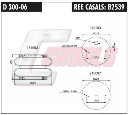 Casals B2539 - Pneimoatsperes spilvens, Pneimopiekare ps1.lv