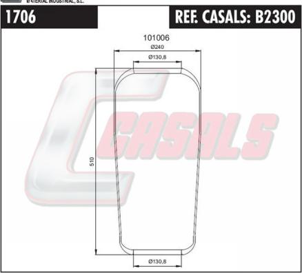 Casals B2300 - Pneimoatsperes spilvens, Pneimopiekare ps1.lv