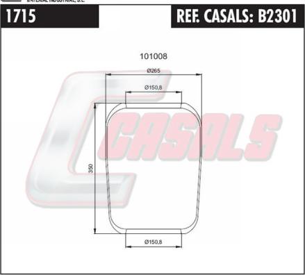 Casals B2301 - Pneimoatsperes spilvens, Pneimopiekare ps1.lv