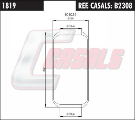 Casals B2308 - Pneimoatsperes spilvens, Pneimopiekare ps1.lv