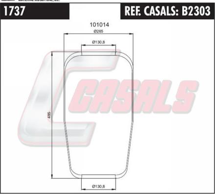 Casals B2303 - Pneimoatsperes spilvens, Pneimopiekare ps1.lv