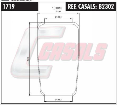 Casals B2302 - Pneimoatsperes spilvens, Pneimopiekare ps1.lv