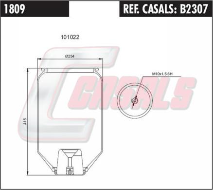 Casals B2307 - Pneimoatsperes spilvens, Pneimopiekare ps1.lv