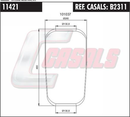 Casals B2311 - Pneimoatsperes spilvens, Pneimopiekare ps1.lv