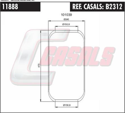 Casals B2312 - Pneimoatsperes spilvens, Pneimopiekare ps1.lv