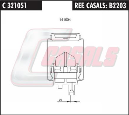 Casals B2203 - Pneimoatsperes spilvens, Kabīnes atsperojums ps1.lv