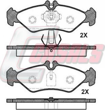 OEMparts 68043584AA - Bremžu uzliku kompl., Disku bremzes ps1.lv