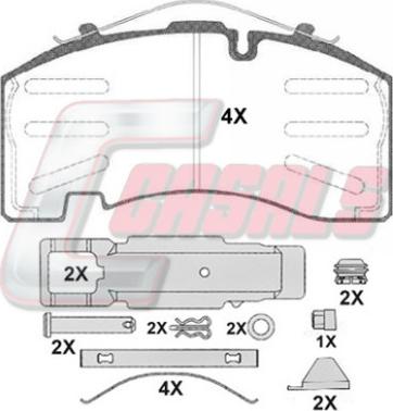 Roulunds Braking 917581DT - Bremžu uzliku kompl., Disku bremzes ps1.lv