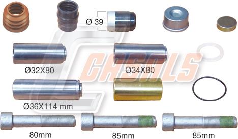 Casals MD972 - Remkomplekts, Bremžu suports ps1.lv