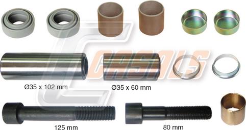 Casals MD525 - Remkomplekts, Bremžu suports ps1.lv