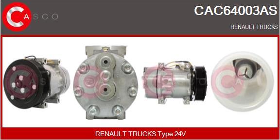 Casco CAC64003AS - Kompresors, Gaisa kond. sistēma ps1.lv