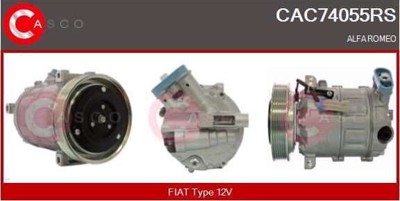 Casco CAC74055RS - Kompresors, Gaisa kond. sistēma ps1.lv