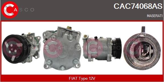 Casco CAC74068AS - Kompresors, Gaisa kond. sistēma ps1.lv