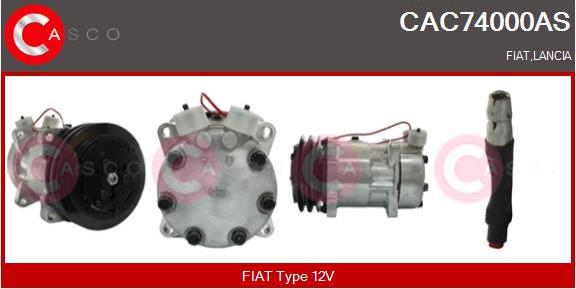 Casco CAC74000AS - Kompresors, Gaisa kond. sistēma ps1.lv