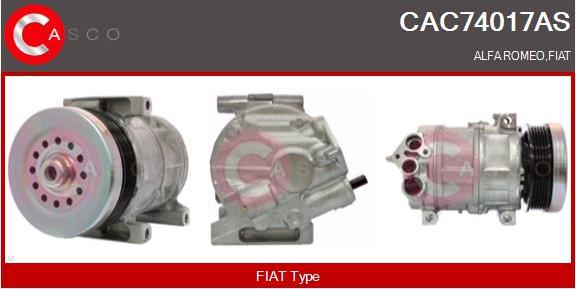 Casco CAC74017AS - Kompresors, Gaisa kond. sistēma ps1.lv