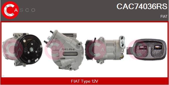 Casco CAC74036RS - Kompresors, Gaisa kond. sistēma ps1.lv