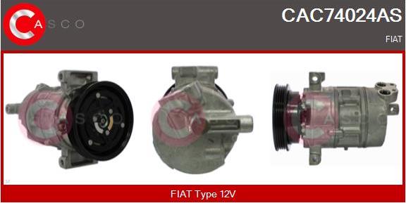 Casco CAC74024AS - Kompresors, Gaisa kond. sistēma ps1.lv