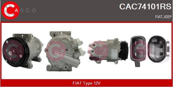 Casco CAC74101RS - Kompresors, Gaisa kond. sistēma ps1.lv