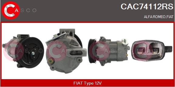 Casco CAC74112RS - Kompresors, Gaisa kond. sistēma ps1.lv