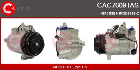 Casco CAC76091AS - Kompresors, Gaisa kond. sistēma ps1.lv