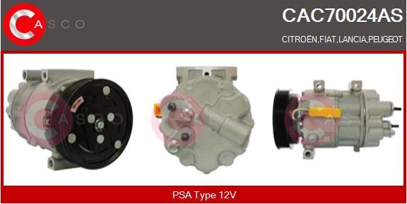 Casco CAC70024AS - Kompresors, Gaisa kond. sistēma ps1.lv