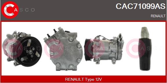 Casco CAC71099AS - Kompresors, Gaisa kond. sistēma ps1.lv