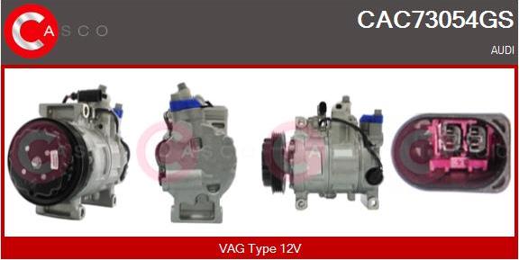 Casco CAC73054GS - Kompresors, Gaisa kond. sistēma ps1.lv