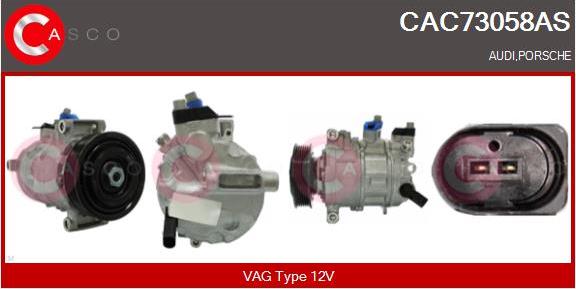 Casco CAC73058AS - Kompresors, Gaisa kond. sistēma ps1.lv