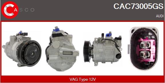 Casco CAC73005GS - Kompresors, Gaisa kond. sistēma ps1.lv