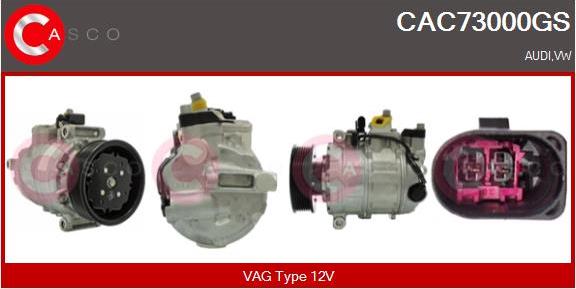 Casco CAC73000GS - Kompresors, Gaisa kond. sistēma ps1.lv