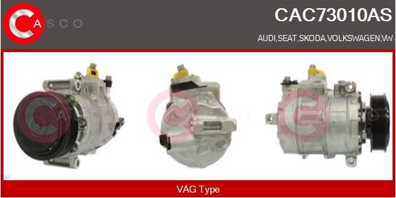 Casco CAC73010AS - Kompresors, Gaisa kond. sistēma ps1.lv