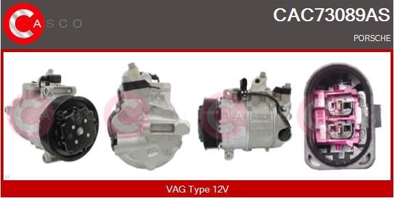 Casco CAC73089AS - Kompresors, Gaisa kond. sistēma ps1.lv