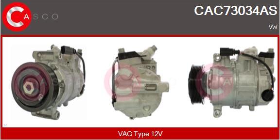 Casco CAC73034AS - Kompresors, Gaisa kond. sistēma ps1.lv
