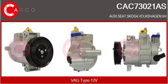 Casco CAC73021AS - Kompresors, Gaisa kond. sistēma ps1.lv