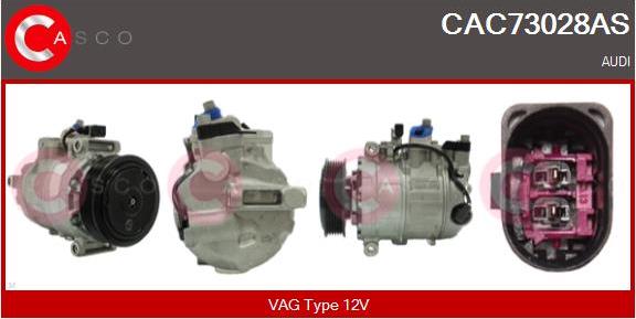 Casco CAC73028AS - Kompresors, Gaisa kond. sistēma ps1.lv