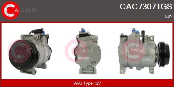 Casco CAC73071GS - Kompresors, Gaisa kond. sistēma ps1.lv