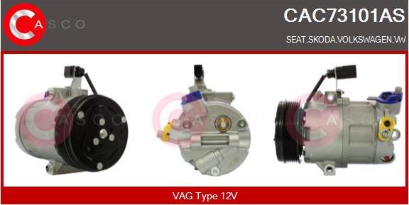 Casco CAC73101AS - Kompresors, Gaisa kond. sistēma ps1.lv