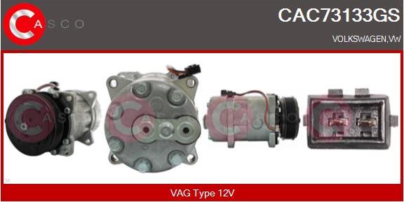 Casco CAC73133GS - Kompresors, Gaisa kond. sistēma ps1.lv