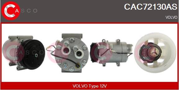 Casco CAC72130AS - Kompresors, Gaisa kond. sistēma ps1.lv