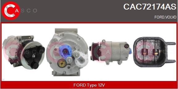 Casco CAC72174AS - Kompresors, Gaisa kond. sistēma ps1.lv