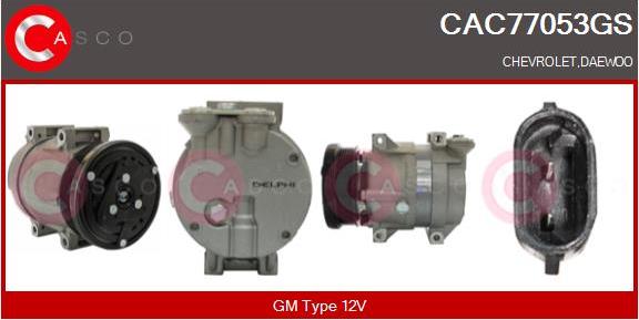 Casco CAC77053GS - Kompresors, Gaisa kond. sistēma ps1.lv