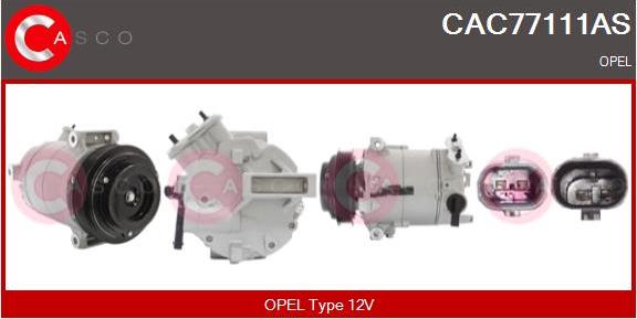 Casco CAC77111AS - Kompresors, Gaisa kond. sistēma ps1.lv