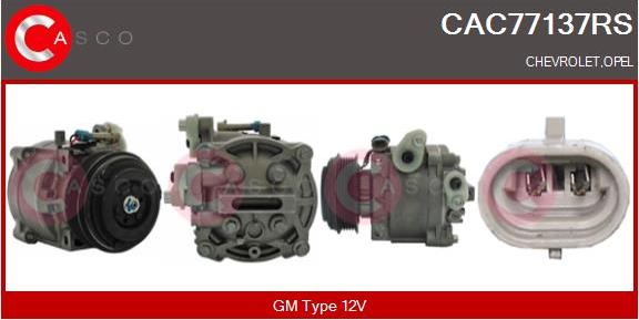 Casco CAC77137RS - Kompresors, Gaisa kond. sistēma ps1.lv