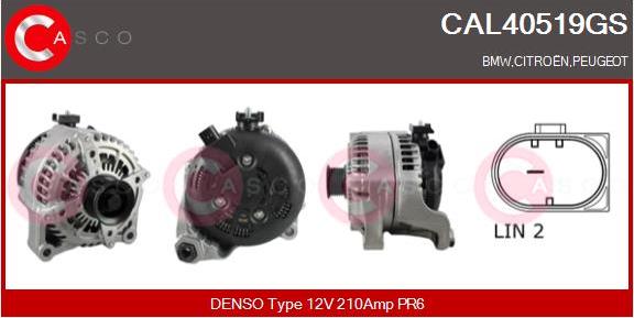 Casco CAL40519GS - Ģenerators ps1.lv