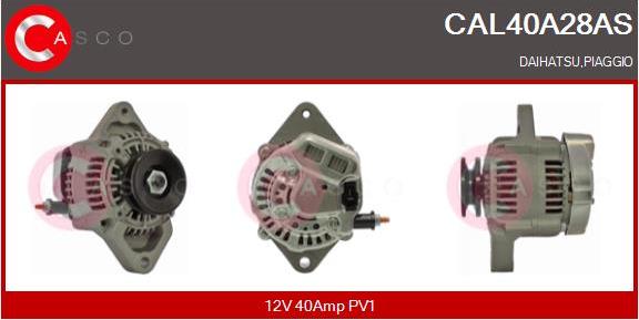 Casco CAL40A28AS - Ģenerators ps1.lv