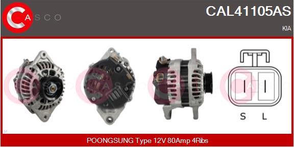 Casco CAL41105AS - Ģenerators ps1.lv