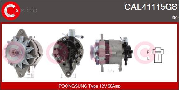 Casco CAL41115GS - Ģenerators ps1.lv