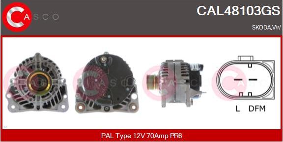 Casco CAL48103GS - Ģenerators ps1.lv