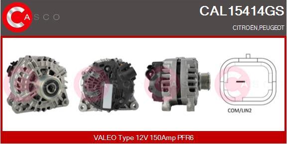 Casco CAL15414GS - Ģenerators ps1.lv